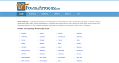 Desktop Screenshot of powerofattorney.com